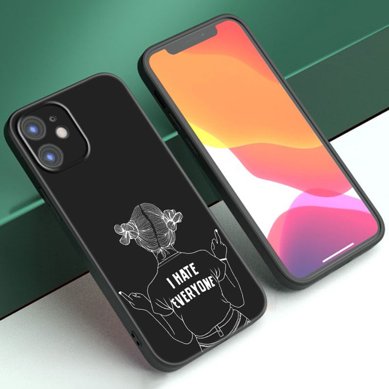 Wholesale Graffiti Girl TPU Phone Cases